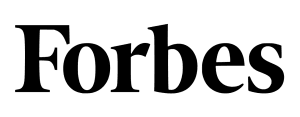 Forbes logo in black with no background