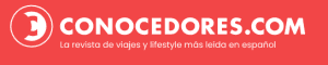 Conodores com logo on a red background.