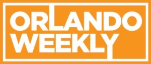 Orlando weekly logo on an orange background.